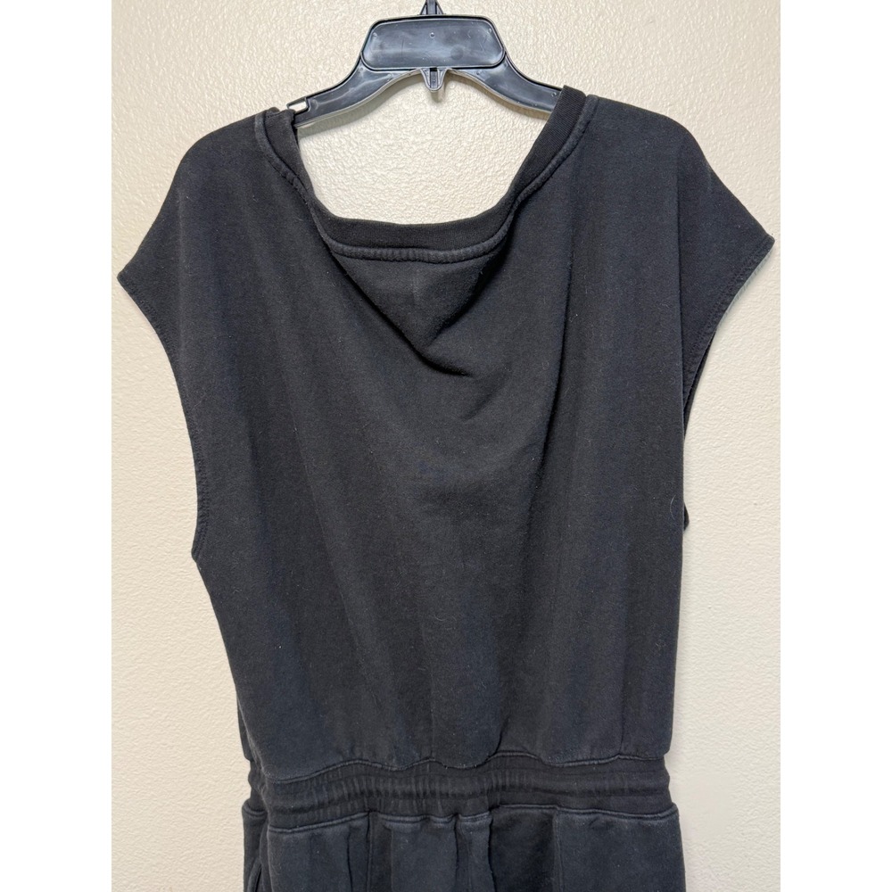 Spiritual Gangster Womens Black Sleeveless Cotton Jumpsuit XL Relaxed Lounge - Picture 7 of 10